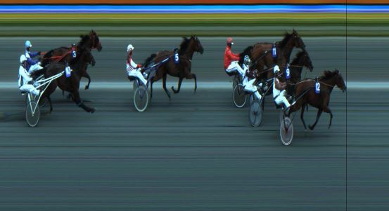 Målfoto for løp 2 på bane JA den 03.09.2023