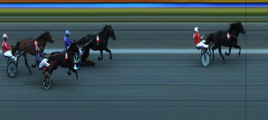 Målfoto for løp 3 på bane JA den 03.09.2023