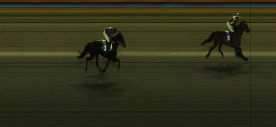 Målfoto for løp 7 på bane JA den 03.09.2023