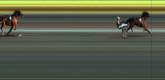 Målfoto for løp 2 på bane JA den 12.09.2023