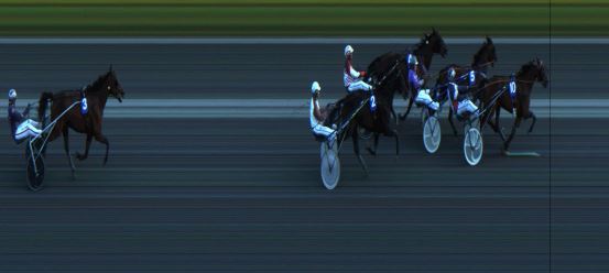 Målfoto for løp 2 på bane JA den 22.09.2023