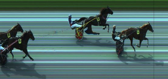 Målfoto for løp 1 på bane JA den 27.09.2023