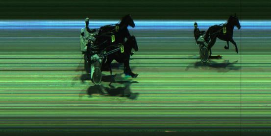 Målfoto for løp 1 på bane JA den 13.10.2023