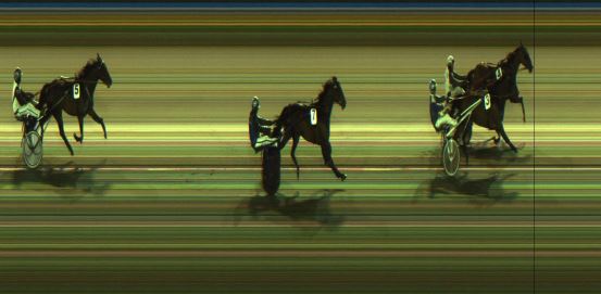 Målfoto for løp 5 på bane JA den 13.10.2023