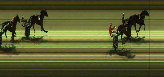 Målfoto for løp 7 på bane JA den 13.10.2023