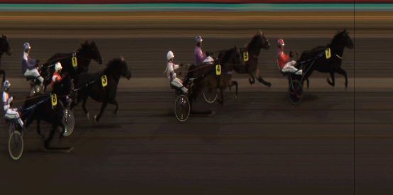 Målfoto for løp 1 på bane JA den 18.10.2023