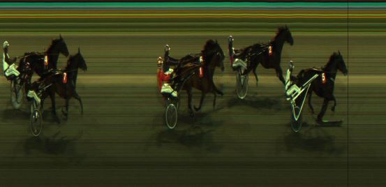 Målfoto for løp 3 på bane JA den 18.10.2023