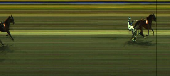 Målfoto for løp 3 på bane JA den 25.10.2023