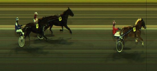 Målfoto for løp 1 på bane JA den 10.11.2023