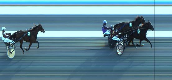 Målfoto for løp 4 på bane JA den 05.12.2023