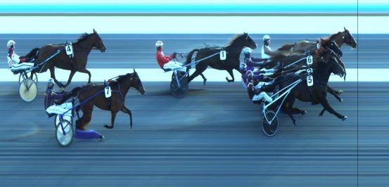 Målfoto for løp 5 på bane JA den 05.12.2023