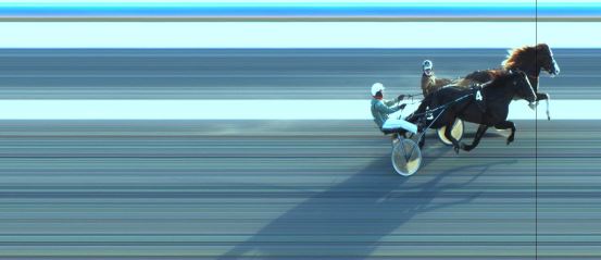 Målfoto for løp 6 på bane JA den 05.12.2023