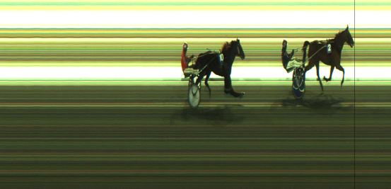 Målfoto for løp 2 på bane JA den 10.12.2023