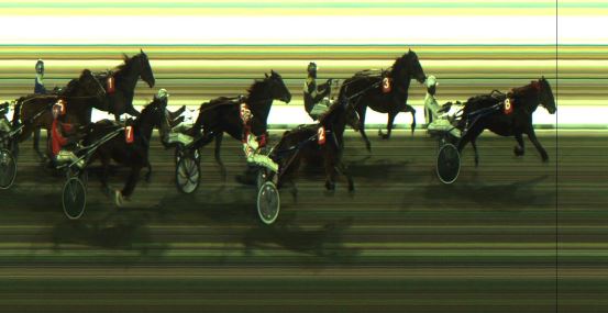 Målfoto for løp 3 på bane JA den 10.12.2023