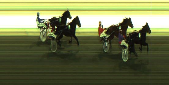 Målfoto for løp 4 på bane JA den 22.12.2023