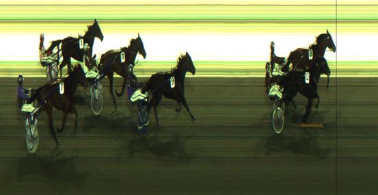 Målfoto for løp 5 på bane JA den 22.12.2023