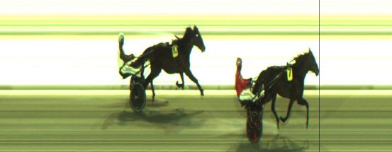 Målfoto for løp 1 på bane JA den 26.12.2023