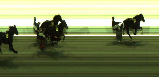 Målfoto for løp 1 på bane JA den 05.01.2024