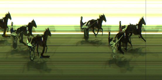 Målfoto for løp 8 på bane JA den 05.01.2024