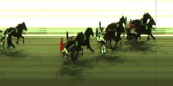 Målfoto for løp 9 på bane JA den 06.01.2024