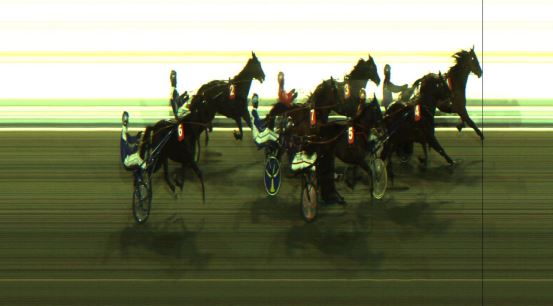 Målfoto for løp 3 på bane JA den 12.01.2024