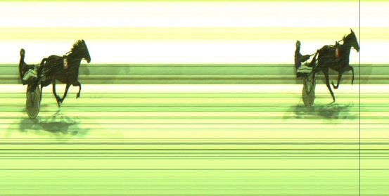 Målfoto for løp 3 på bane JA den 16.01.2024