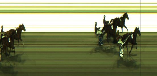 Målfoto for løp 5 på bane JA den 21.01.2024