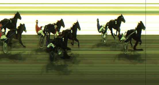 Målfoto for løp 6 på bane JA den 21.01.2024