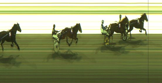 Målfoto for løp 8 på bane JA den 21.01.2024