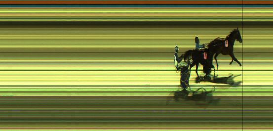 Målfoto for løp 10 på bane JA den 28.01.2024