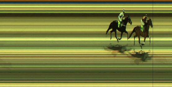 Målfoto for løp 3 på bane JA den 28.01.2024