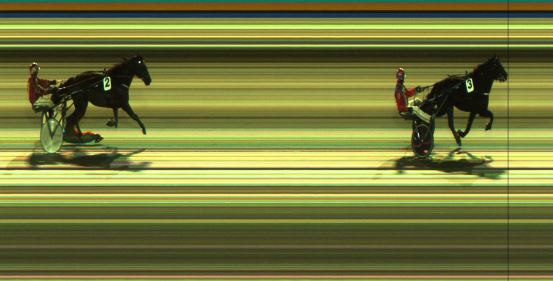 Målfoto for løp 5 på bane JA den 28.01.2024