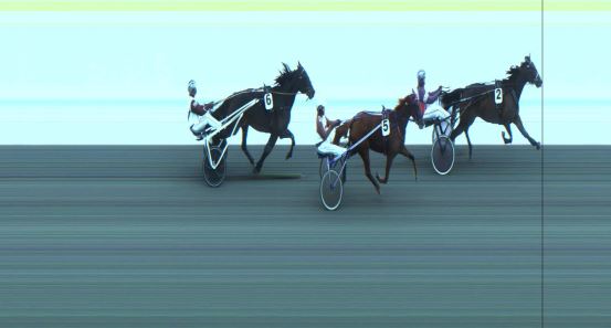 Målfoto for løp 5 på bane JA den 08.02.2024