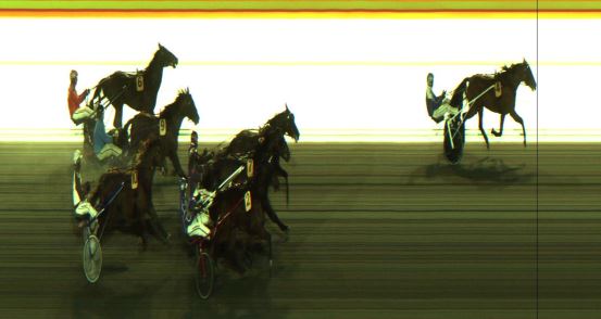 Målfoto for løp 7 på bane JA den 13.02.2024