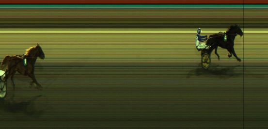 Målfoto for løp 4 på bane JA den 23.02.2024