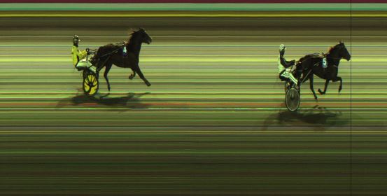 Målfoto for løp 2 på bane JA den 02.03.2024