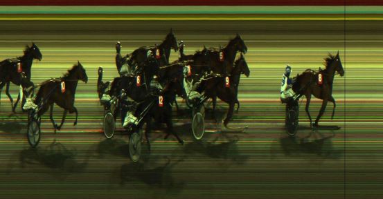 Målfoto for løp 3 på bane JA den 02.03.2024