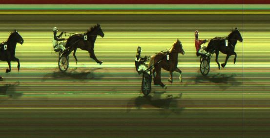 Målfoto for løp 6 på bane JA den 02.03.2024