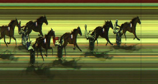 Målfoto for løp 8 på bane JA den 02.03.2024