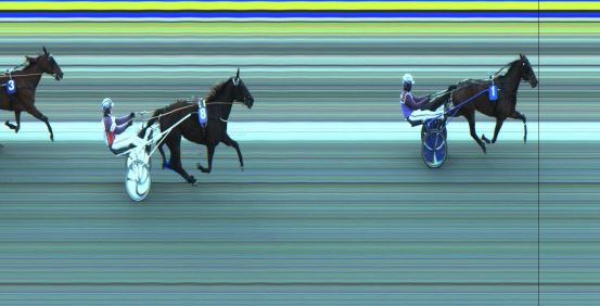 Målfoto for løp 2 på bane JA den 05.03.2024