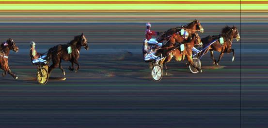 Målfoto for løp 4 på bane JA den 15.04.2024