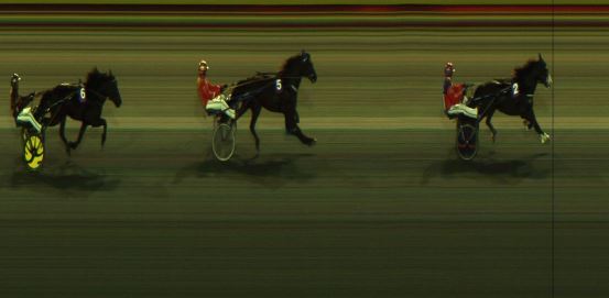 Målfoto for løp 8 på bane JA den 15.04.2024