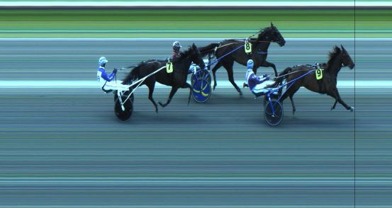 Målfoto for løp 1 på bane JA den 07.06.2024