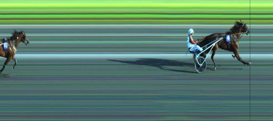 Målfoto for løp 2 på bane JA den 23.06.2024