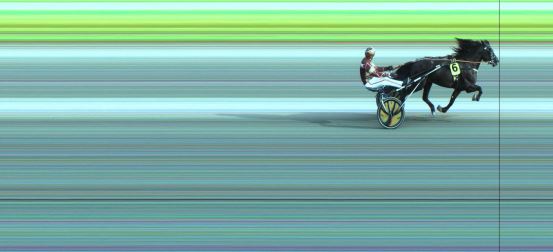 Målfoto for løp 1 på bane JA den 05.07.2024