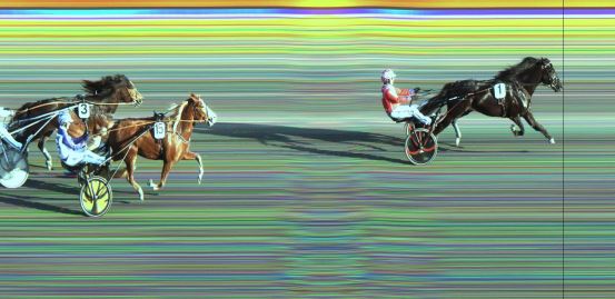 Målfoto for løp 5 på bane JA den 05.07.2024