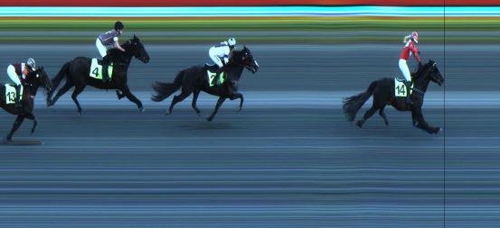 Målfoto for løp 8 på bane JA den 05.07.2024