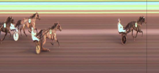 Målfoto for løp 9 på bane JA den 05.07.2024