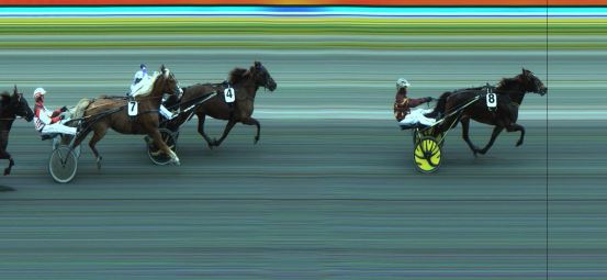 Målfoto for løp 5 på bane JA den 06.07.2024