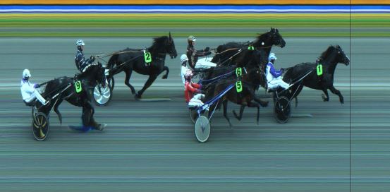 Målfoto for løp 9 på bane JA den 06.07.2024